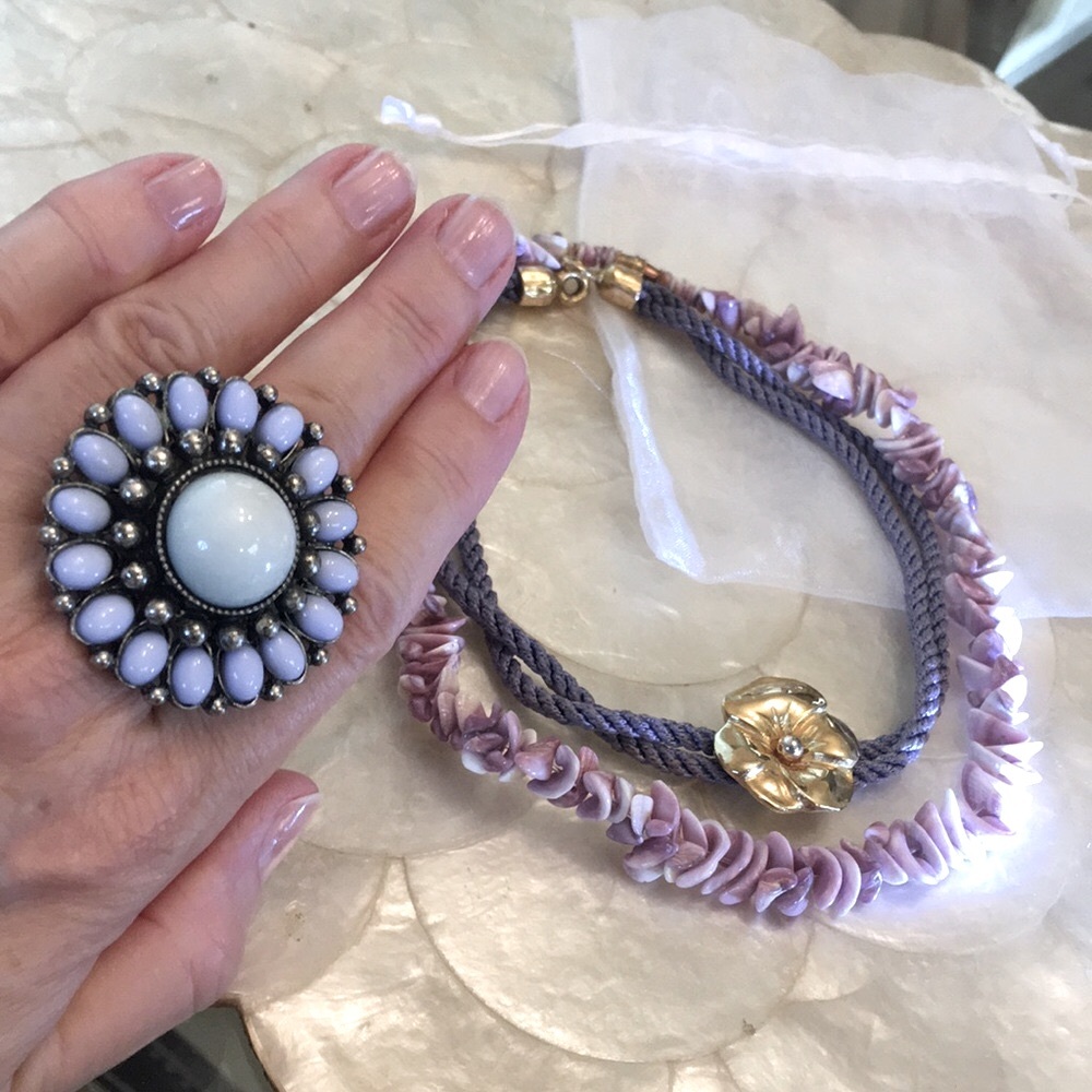 3 pc.Set- Ring & 2 Necklaces - Picture 2 of 9